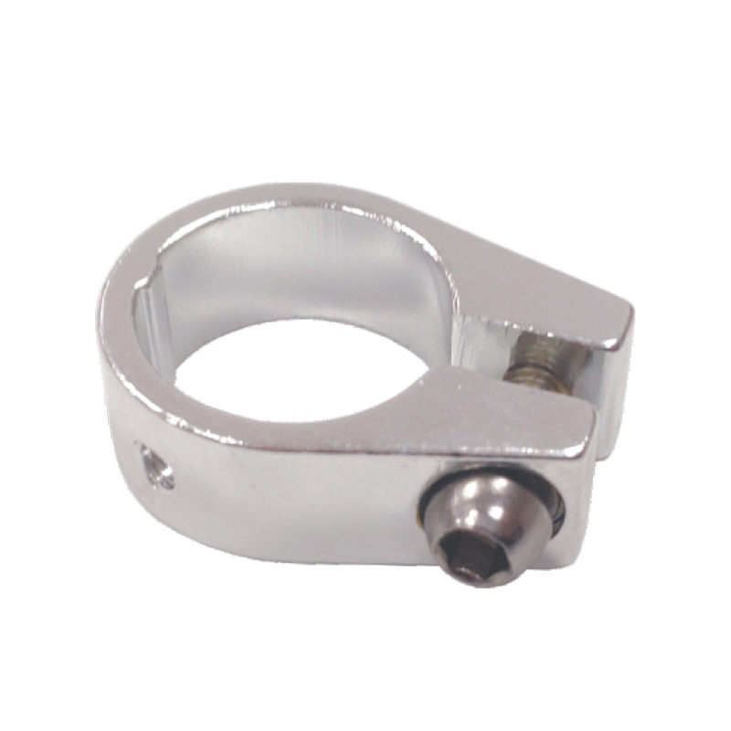 S-04 Wholesale bicycle parts CNC machining aluminum BMX road bike quick release seat clamp